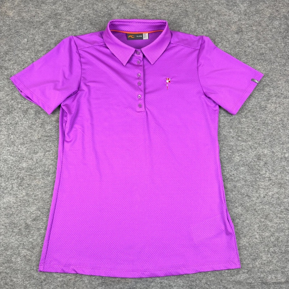 KJUS‎ Eve Golf Polo Shirt Sport Fit Perforated Purple Womens Small S